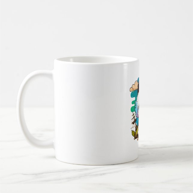 Caneca De Café Bichon Dog Pirate (Esquerda)