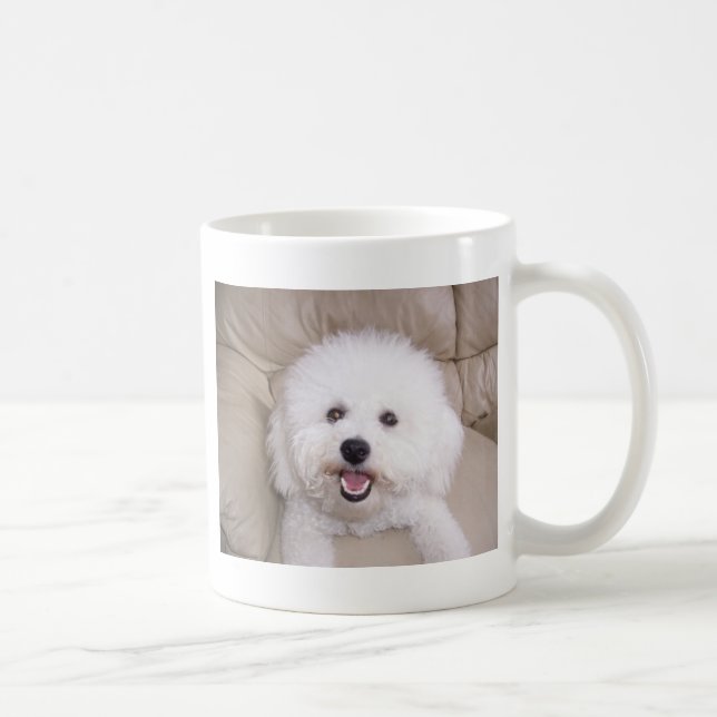 Caneca De Café Bichon Frise (Direita)