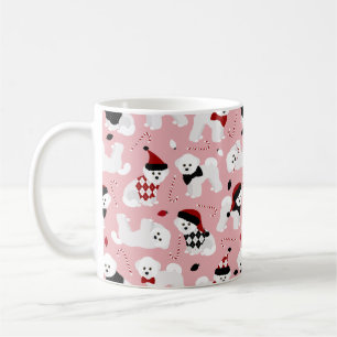 Caneca De Café Bichon Frise Coffee Pink