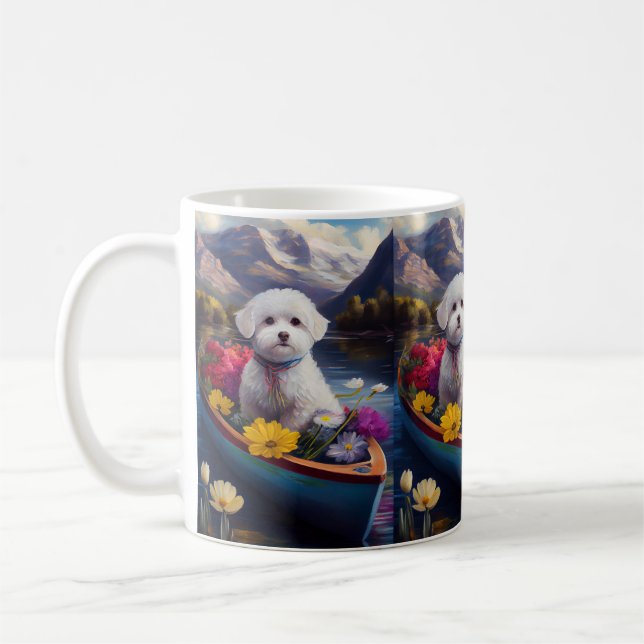 Caneca De Café Bichon Frise em um Aliado: Uma Aventura Cênica (Esquerda)
