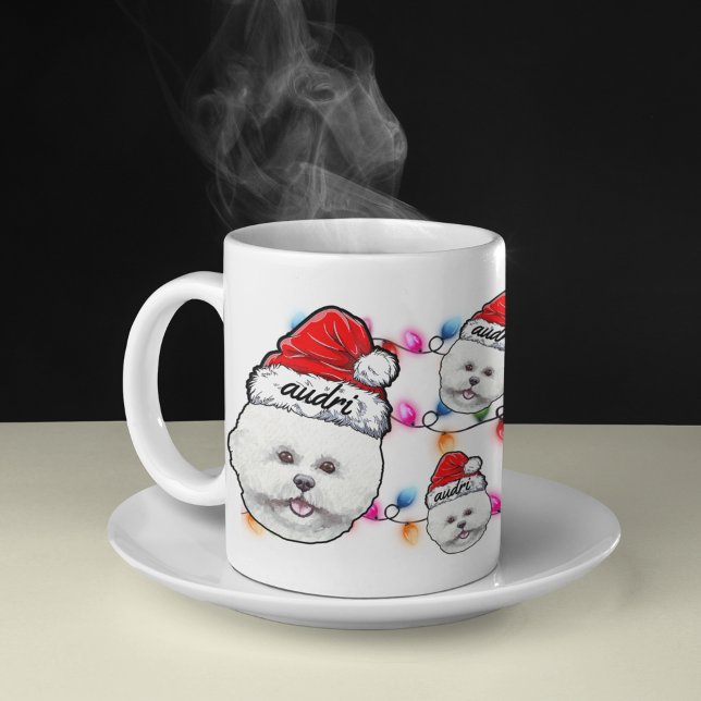 Caneca De Café Bichon Frise Pet Dog Cachorro Cachorro Cachorro Ca (Criador carregado)