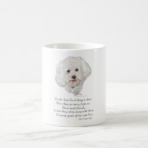 Caneca De Café Bichon Frise Ponte do Arco-íris