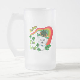 Caneca De Café Bichon Frise St Patricks