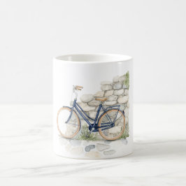 Caneca De Café Bicicleta Azul Bike