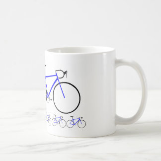 Caneca De Café Bicicleta azul da estrada