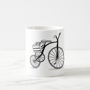Caneca De Café Bicicleta com 3 rodas