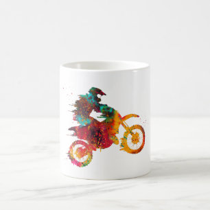 Caneca De Café Bicicleta da sujeira do motocross