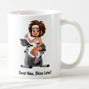 Caneca De Café Bicicleta de Exercício Personalizável