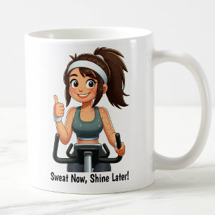 Caneca De Café Bicicleta de Exercício Personalizável