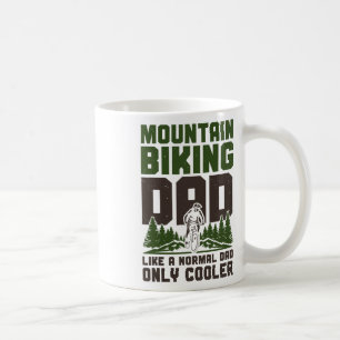 Caneca De Café Bicicleta De Montanha Enduro Mtb Descendo Ladeira