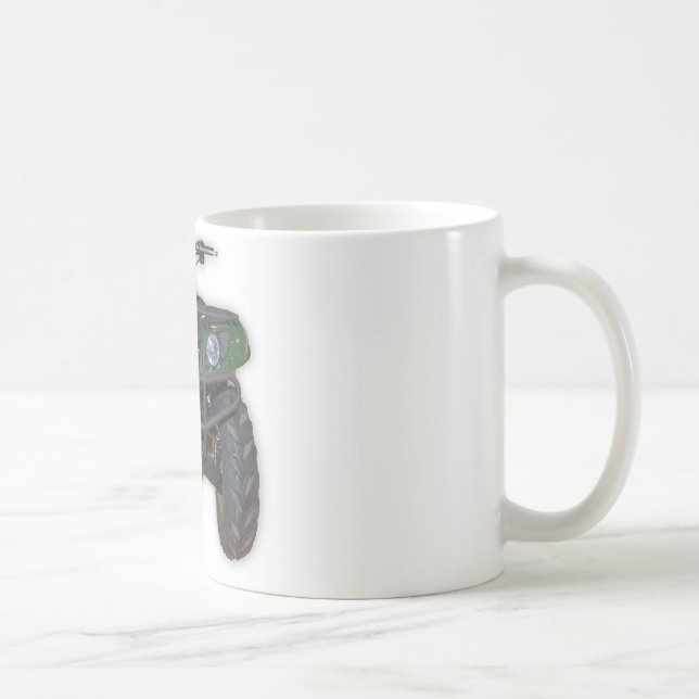 Caneca De Café bicicleta do quadrilátero - atv (Direita)