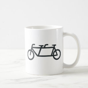 Caneca De Café Bicicleta em tandem
