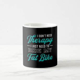 Caneca De Café Bicicleta Gorda Eu não preciso de Retro de Biquei