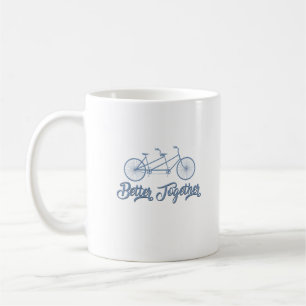 Caneca De Café Bicicleta Tandem Melhor Juntos Ciclista Ciclismo G