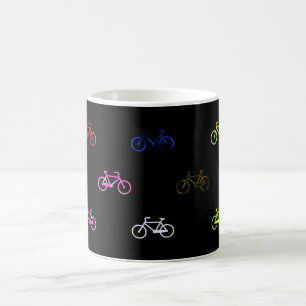 Caneca De Café Bicicletas coloridas
