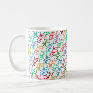 Caneca De Café Bicicletas de Cor