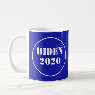 Caneca De Café Biden 2020 Royal Blue & White