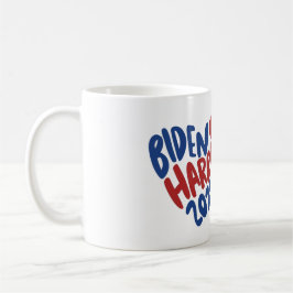 Caneca De Café Biden Harris 2020 Heart