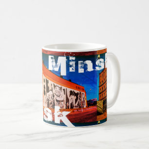 Caneca De Café Bielorrússia Б е л а у р с ь М и  a Minsk н a Graf