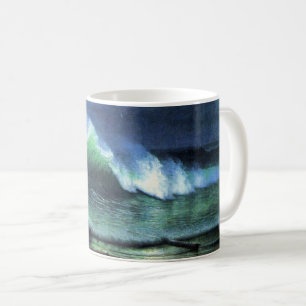 Caneca De Café Bierstadt - Emerald Sea, pintura de arte,