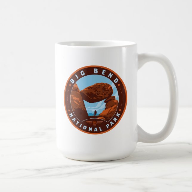 Caneca De Café Big Bend National Park (Direita)