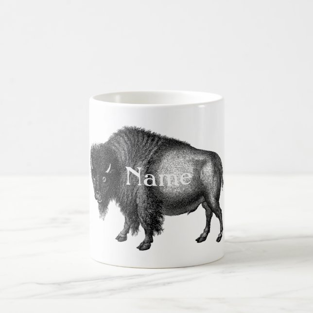 Caneca De Café Big Bison Buffalo Thunder_Cove (Centro)
