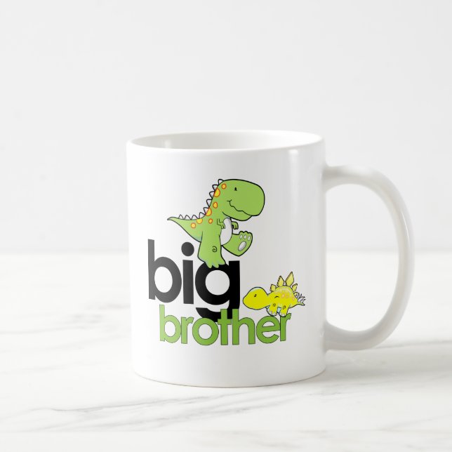 Caneca De Café big brother dos dinossauros (Direita)