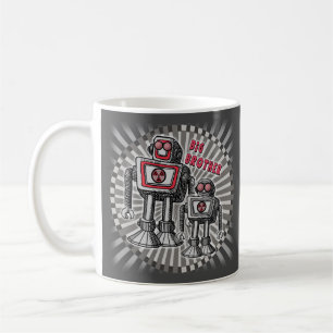 Caneca De Café Big Brother Robot Mug