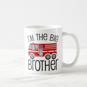Caneca De Café Big brother vermelho do carro de bombeiros