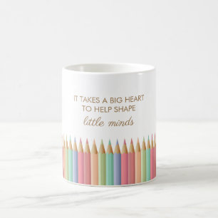 Caneca De Café Big Heart Teacher Educator Mug