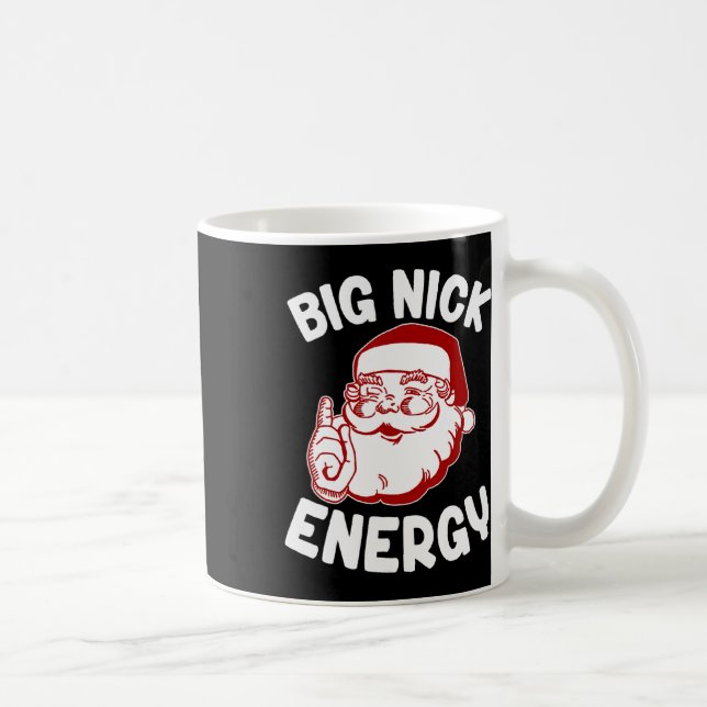 Caneca De Café Big Nick Energy Engraçado Natal (Direita)