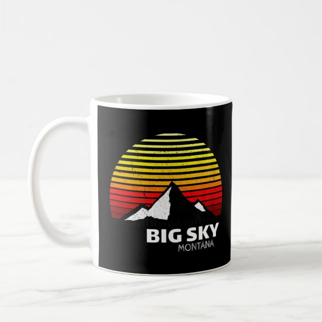 Caneca De Café Big Sky Montana (Esquerda)