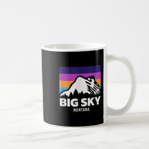 Caneca De Café Big Sky Montana esquiando Snowboard Family Ski T-s