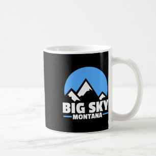 Caneca De Café Big Sky Montana Snowboard Mountain