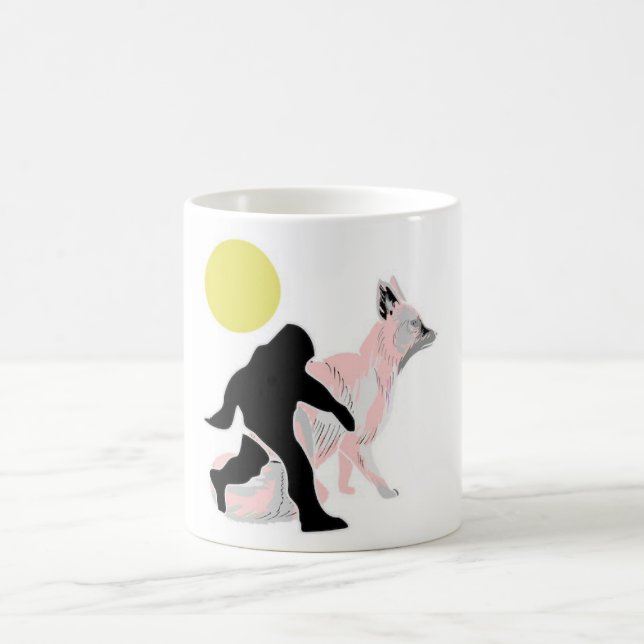 Caneca De Café Bigfoot e animais paranormais (Centro)