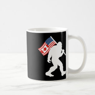 Caneca De Café Bigfoot Engraçado Canadá O 51 Estado Trump Canadá
