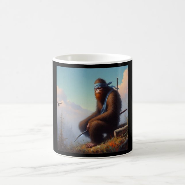 Caneca De Café Bigfoot Ninja (Centro)