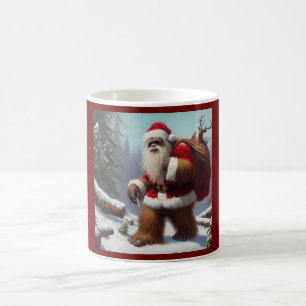 Caneca De Café Bigfoot Santa Claus