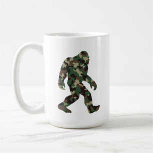 Caneca De Café Bigfoot Sasquatch Camo