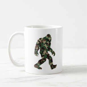 Caneca De Café Bigfoot Sasquatch Camo