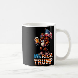 Caneca De Café Bigfoot Sasquatch Trump Biden 2024 antes da eleiçã