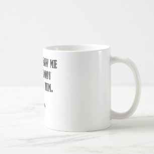 Caneca De Café Bigfoot viu-me