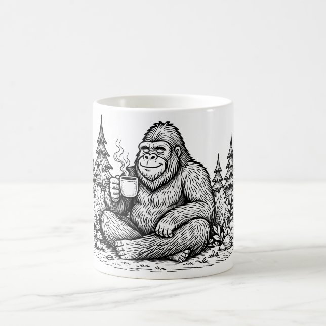Caneca de Café Bigfoot Yeti (Centro)