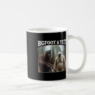Caneca De Café Bigfoot & Yeti Sasquatch Bigfoot Vlogs F engraçado