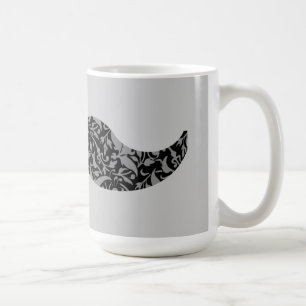 Caneca De Café bigode bonito do damasco