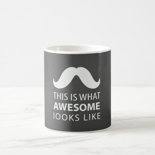 Caneca De Café Bigode Incrível (Centro)