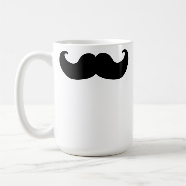 Caneca De Café Bigode preto (Esquerda)
