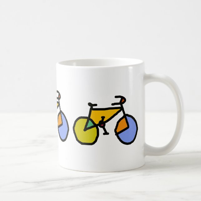 Caneca De Café Bike de cor (Direita)