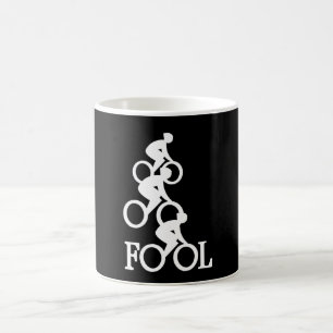 Caneca De Café Bike Fool - Presente do ventilador do ciclista