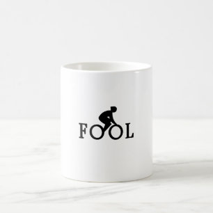 Caneca De Café Bike Fool - Presente do ventilador do ciclista